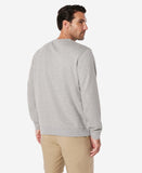 LINE UP CREW SWEAT, Grey Melange