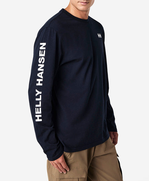 ERVIK L/S T-SHIRT, Navy