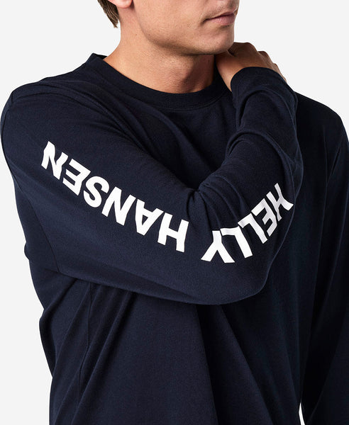 ERVIK L/S T-SHIRT, Navy