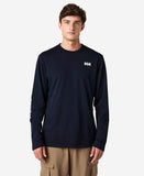 ERVIK L/S T-SHIRT, Navy