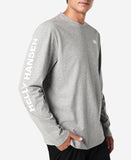 ERVIK L/S T-SHIRT, Grey Melange