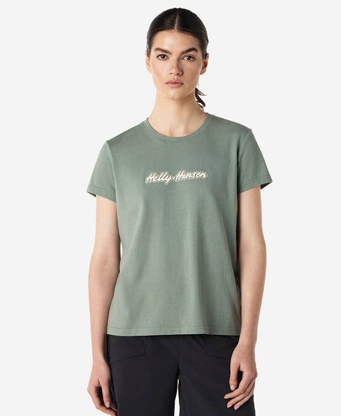 W BINDING T-SHIRT , Cactus