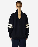 W POMMER HALF ZIP FLEECE, Navy