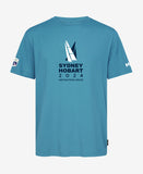 CROSS SAILS T-SHIRT, Aqua