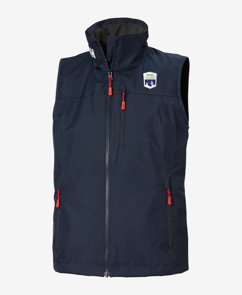 W RSHYR CREW VEST, Navy