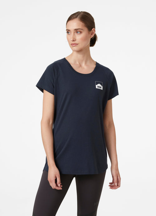 W NORD GRAPHIC DROP T-SHIRT, 599 Navy